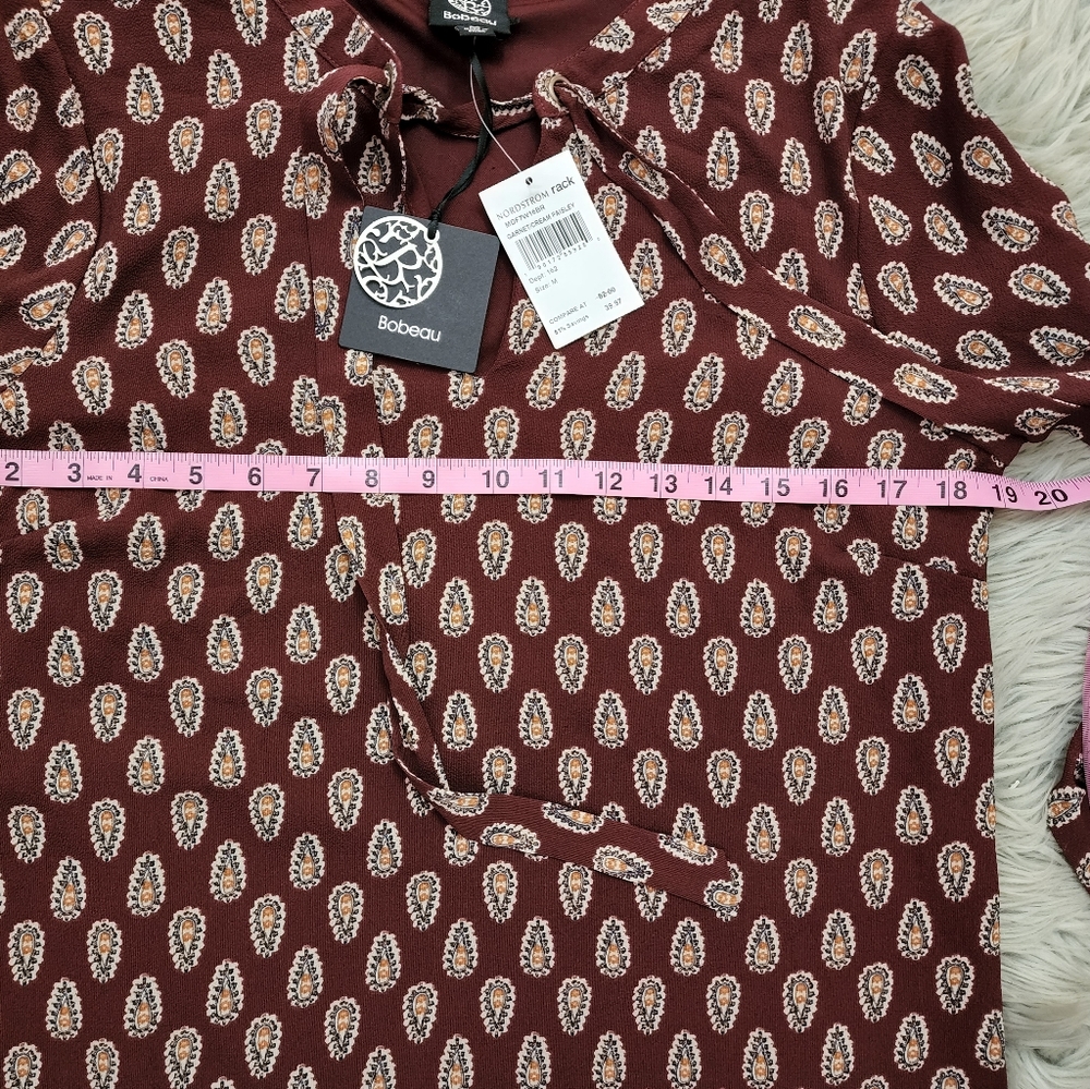 Bobeau garnet shift dress Medium - Picture 4 of 8